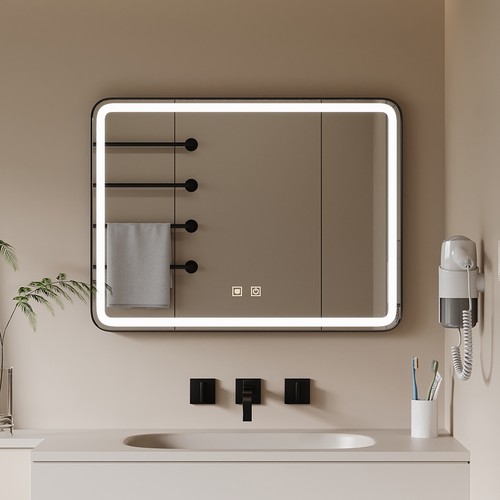 Bathroom led mirror with - mirror,
