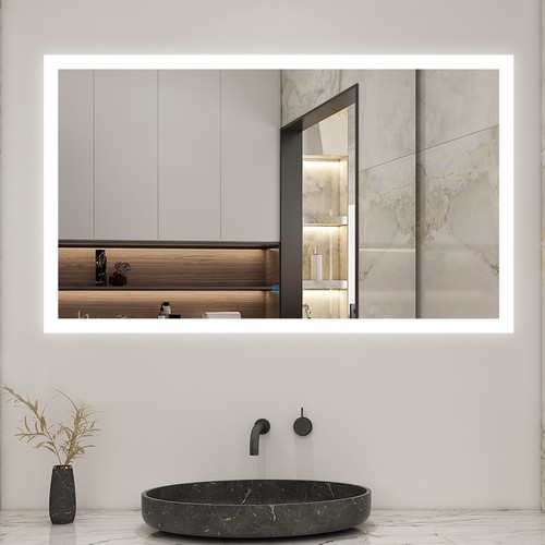 Bathroom mirror with - bathroom,