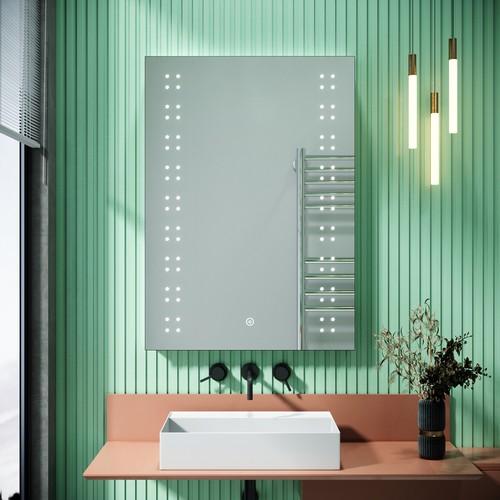 Bathroom mirror with - mirror, shaver