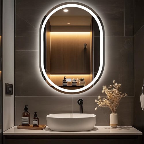Led bathroom mirror with - led,