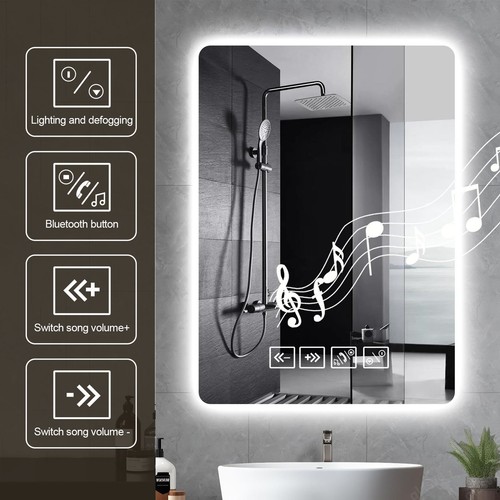 Bluetooth bathroom mirror with - mirror,