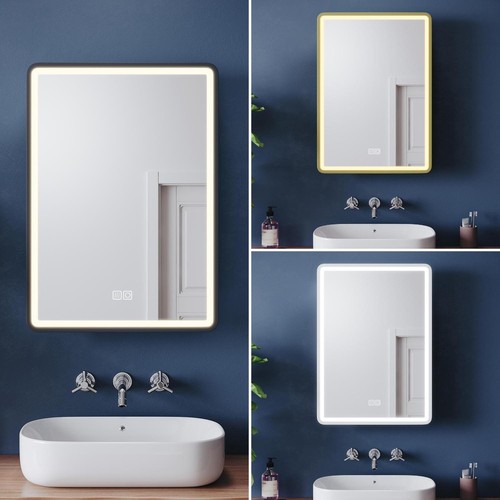 Led bathroom mirror cabinet - bathroom,