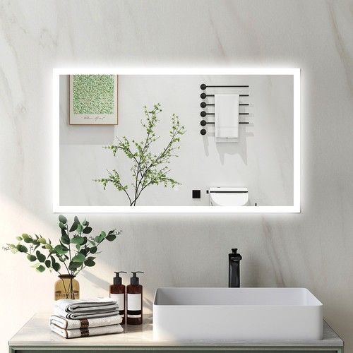 Bathroom mirror with led - bathroom,